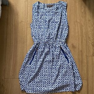 Blue and White Sundress